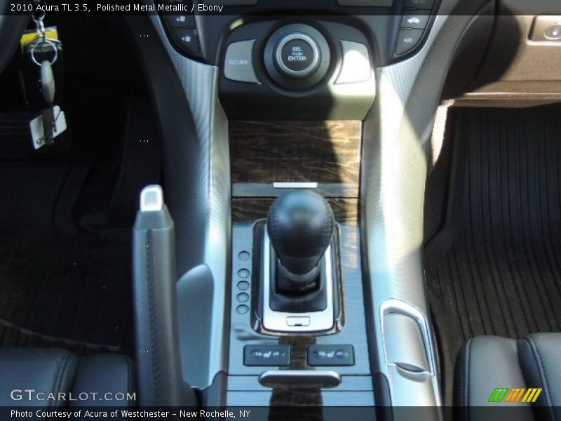 Polished Metal Metallic / Ebony 2010 Acura TL 3.5