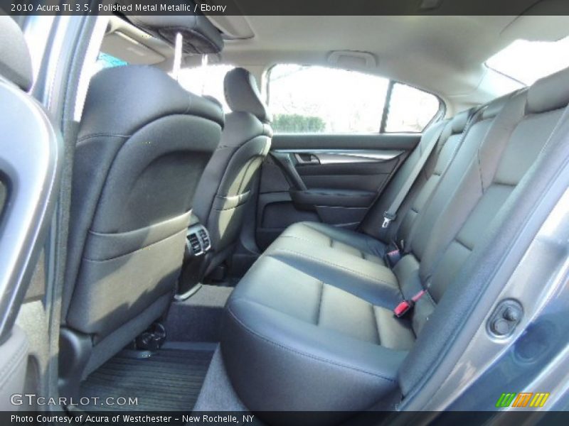Polished Metal Metallic / Ebony 2010 Acura TL 3.5
