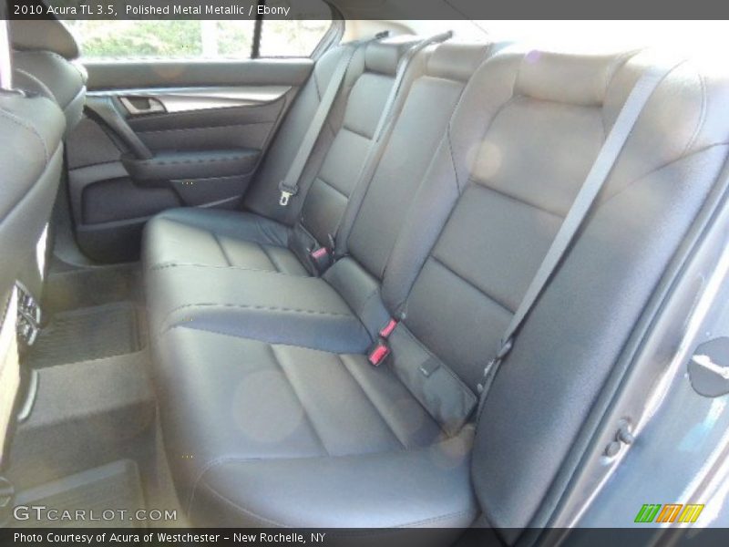 Polished Metal Metallic / Ebony 2010 Acura TL 3.5