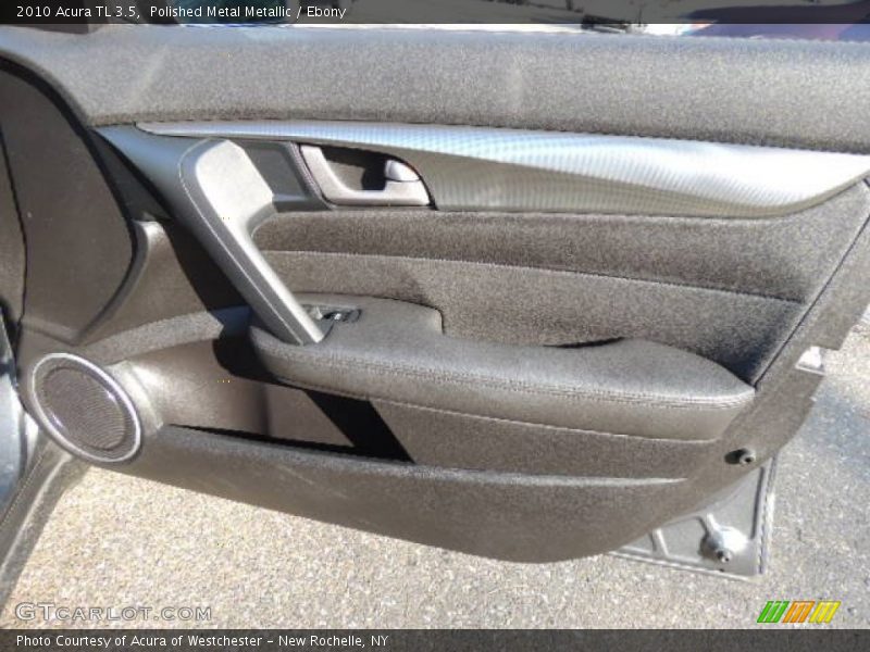 Polished Metal Metallic / Ebony 2010 Acura TL 3.5