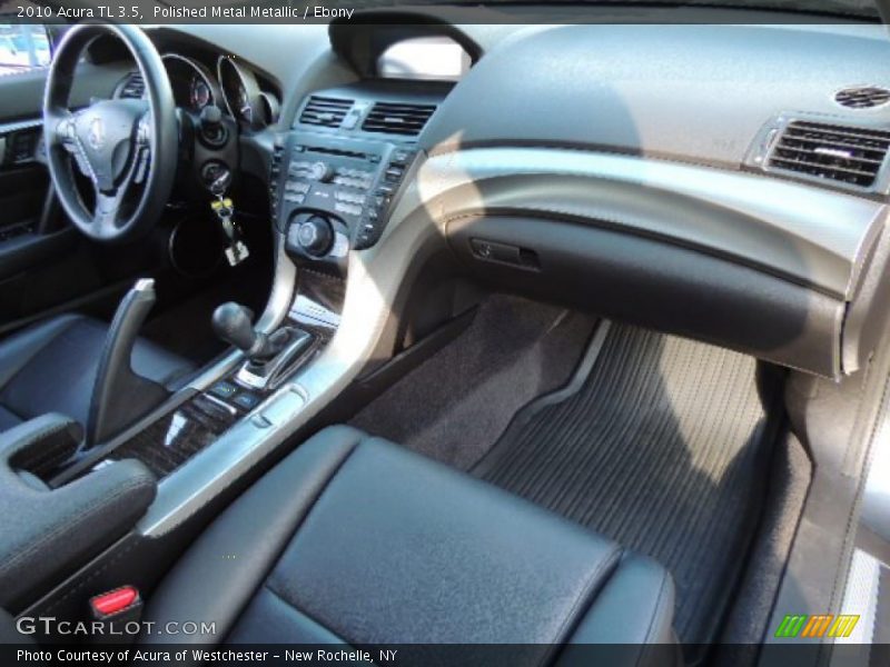 Polished Metal Metallic / Ebony 2010 Acura TL 3.5