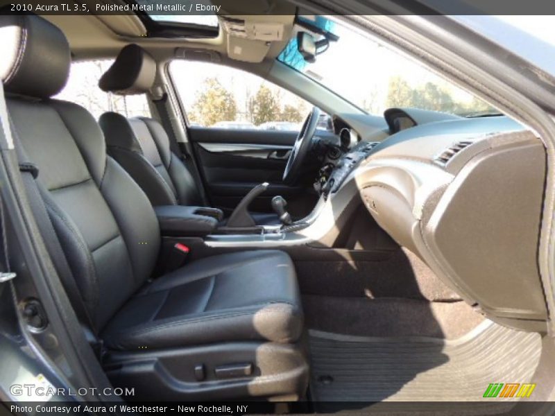 Polished Metal Metallic / Ebony 2010 Acura TL 3.5