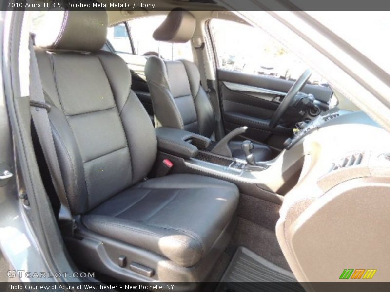 Polished Metal Metallic / Ebony 2010 Acura TL 3.5
