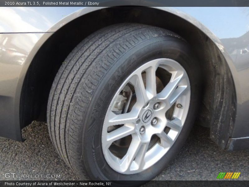 Polished Metal Metallic / Ebony 2010 Acura TL 3.5