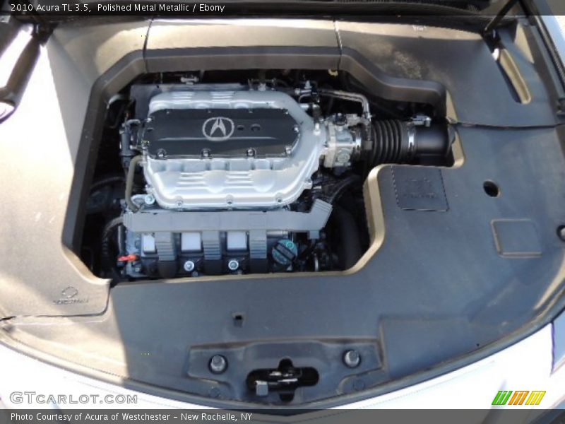 Polished Metal Metallic / Ebony 2010 Acura TL 3.5