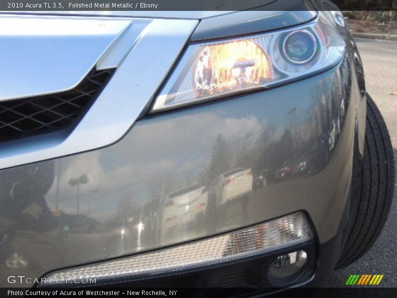 Polished Metal Metallic / Ebony 2010 Acura TL 3.5