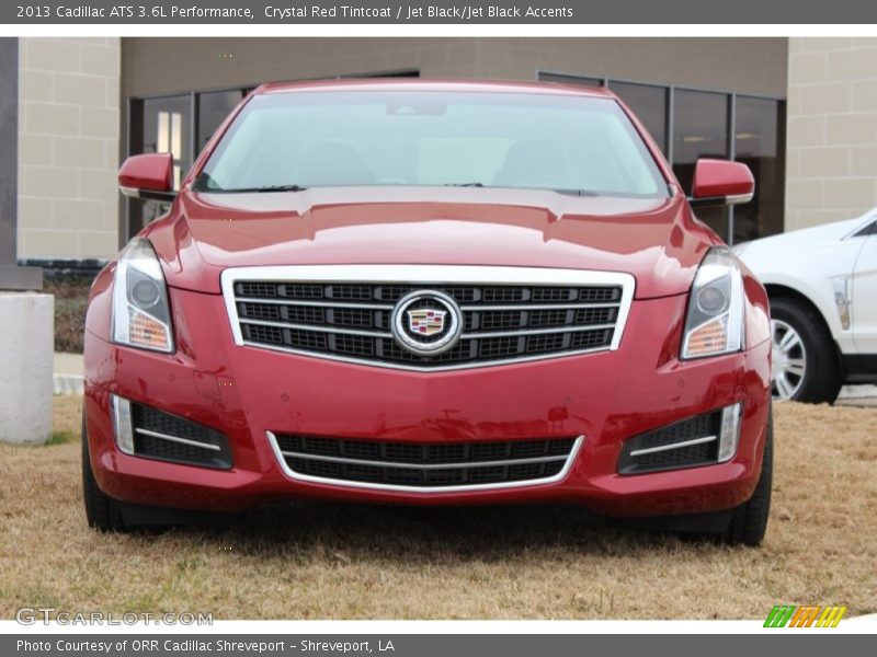 Crystal Red Tintcoat / Jet Black/Jet Black Accents 2013 Cadillac ATS 3.6L Performance