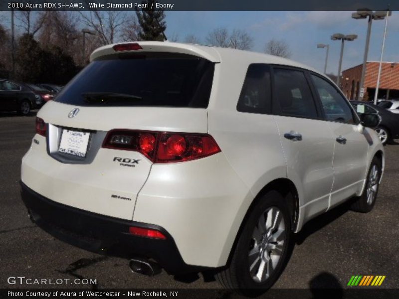 White Diamond Pearl / Ebony 2010 Acura RDX SH-AWD