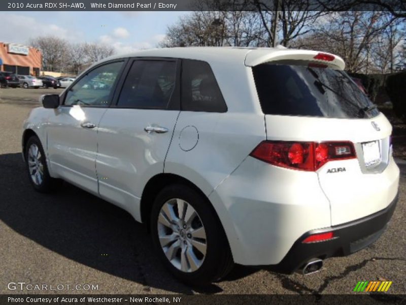 White Diamond Pearl / Ebony 2010 Acura RDX SH-AWD