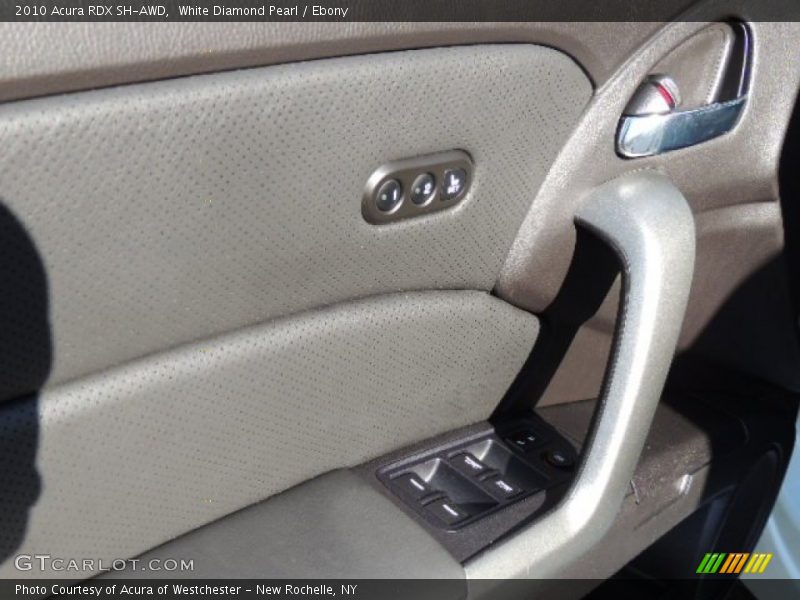 White Diamond Pearl / Ebony 2010 Acura RDX SH-AWD