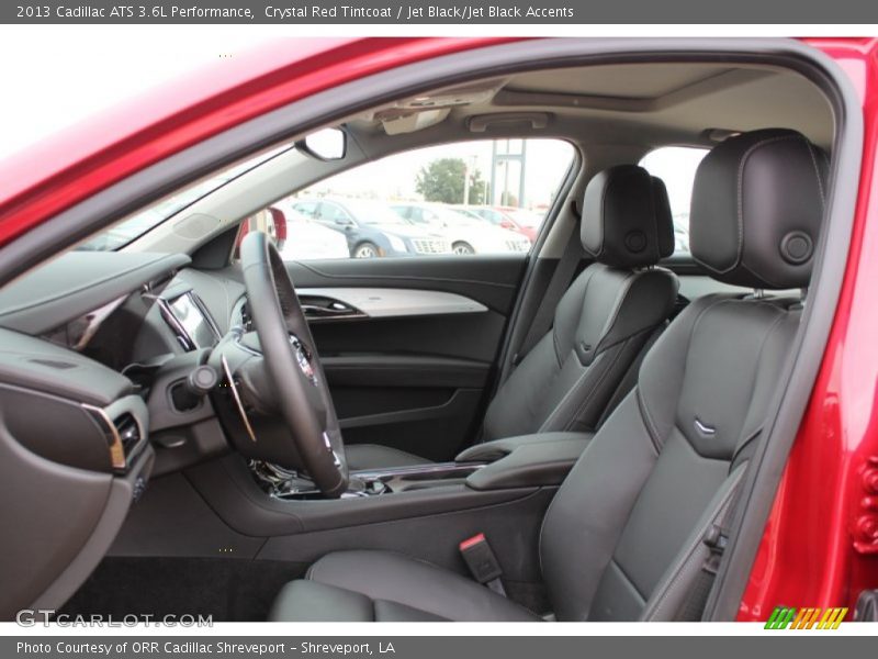 Crystal Red Tintcoat / Jet Black/Jet Black Accents 2013 Cadillac ATS 3.6L Performance