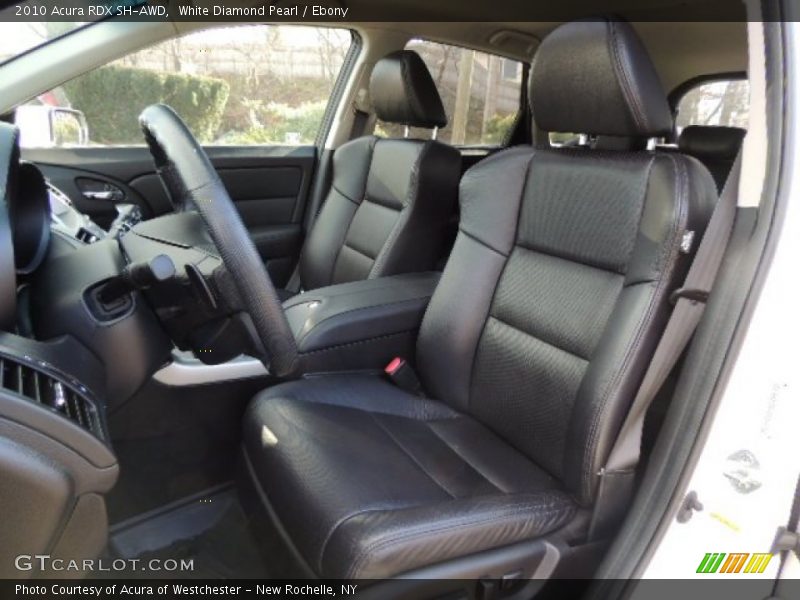 White Diamond Pearl / Ebony 2010 Acura RDX SH-AWD
