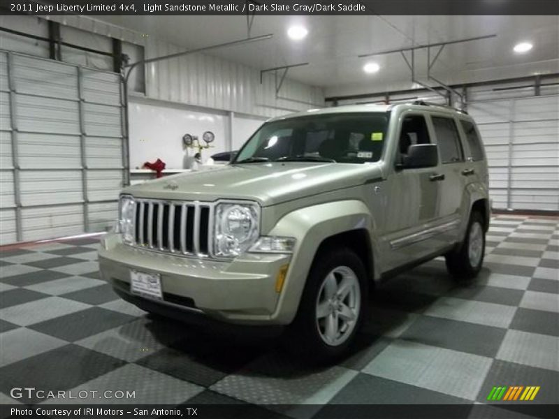 Light Sandstone Metallic / Dark Slate Gray/Dark Saddle 2011 Jeep Liberty Limited 4x4