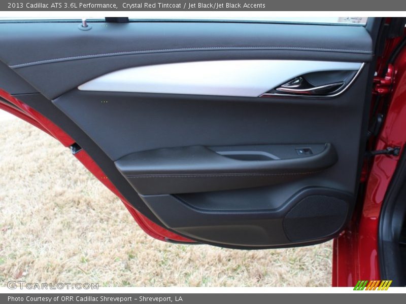 Crystal Red Tintcoat / Jet Black/Jet Black Accents 2013 Cadillac ATS 3.6L Performance