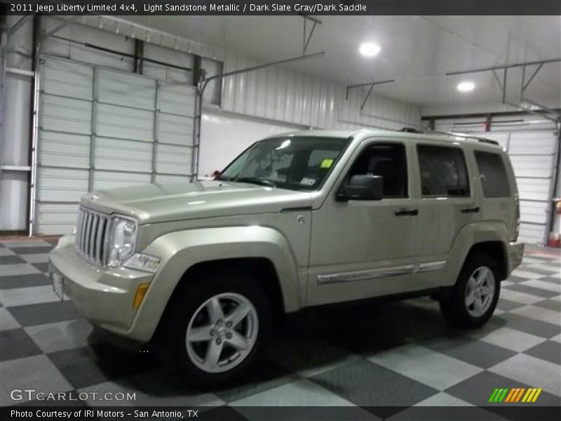 Light Sandstone Metallic / Dark Slate Gray/Dark Saddle 2011 Jeep Liberty Limited 4x4