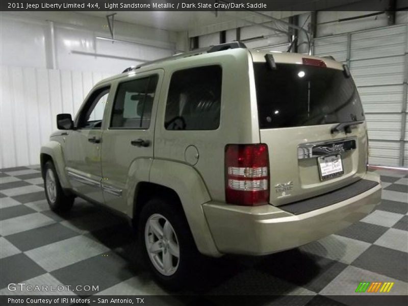 Light Sandstone Metallic / Dark Slate Gray/Dark Saddle 2011 Jeep Liberty Limited 4x4