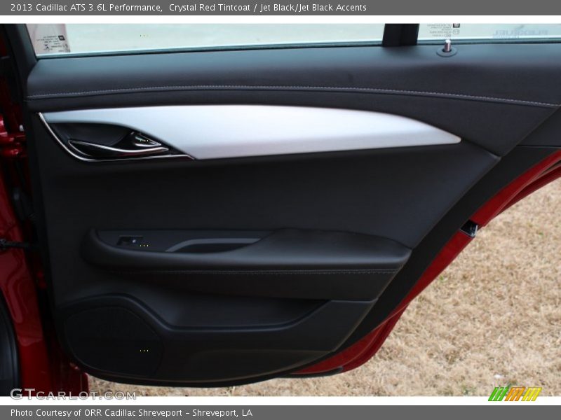 Crystal Red Tintcoat / Jet Black/Jet Black Accents 2013 Cadillac ATS 3.6L Performance