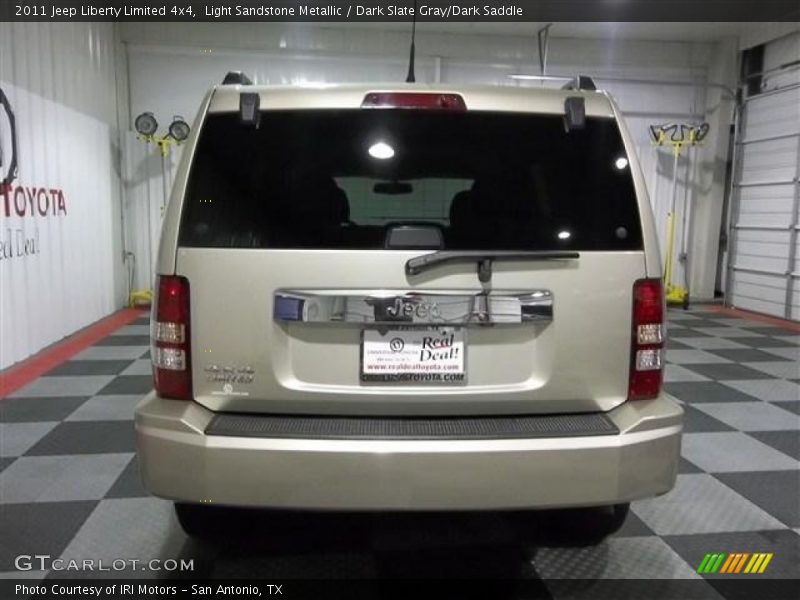 Light Sandstone Metallic / Dark Slate Gray/Dark Saddle 2011 Jeep Liberty Limited 4x4