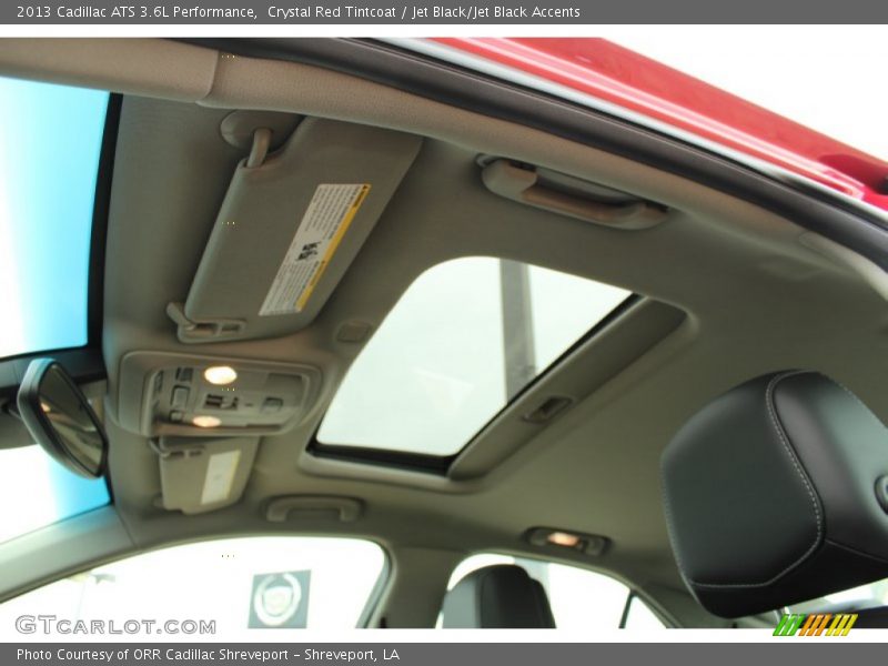 Crystal Red Tintcoat / Jet Black/Jet Black Accents 2013 Cadillac ATS 3.6L Performance