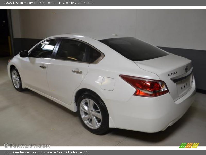 Winter Frost White / Caffe Latte 2009 Nissan Maxima 3.5 S