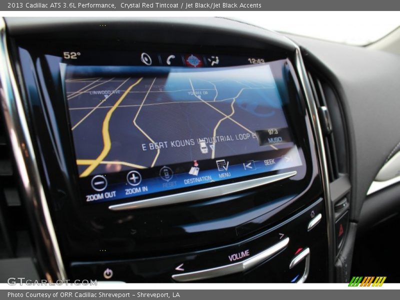 Crystal Red Tintcoat / Jet Black/Jet Black Accents 2013 Cadillac ATS 3.6L Performance