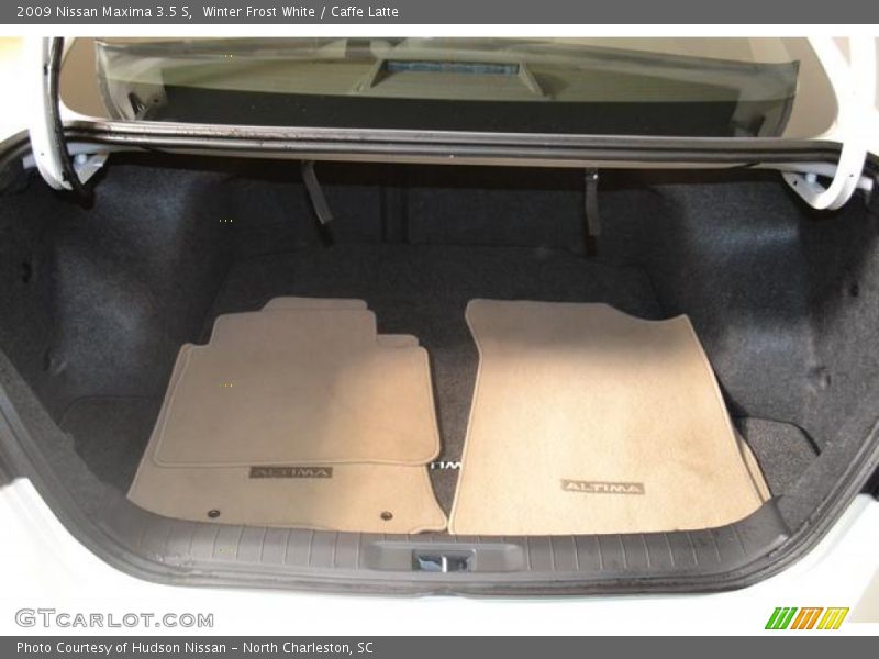 Winter Frost White / Caffe Latte 2009 Nissan Maxima 3.5 S