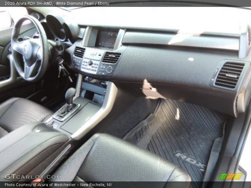 White Diamond Pearl / Ebony 2010 Acura RDX SH-AWD