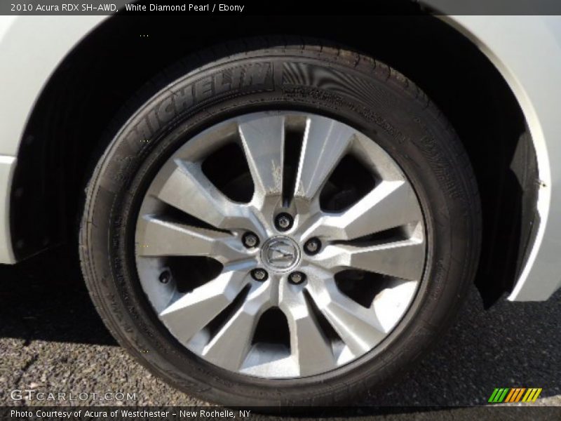 White Diamond Pearl / Ebony 2010 Acura RDX SH-AWD