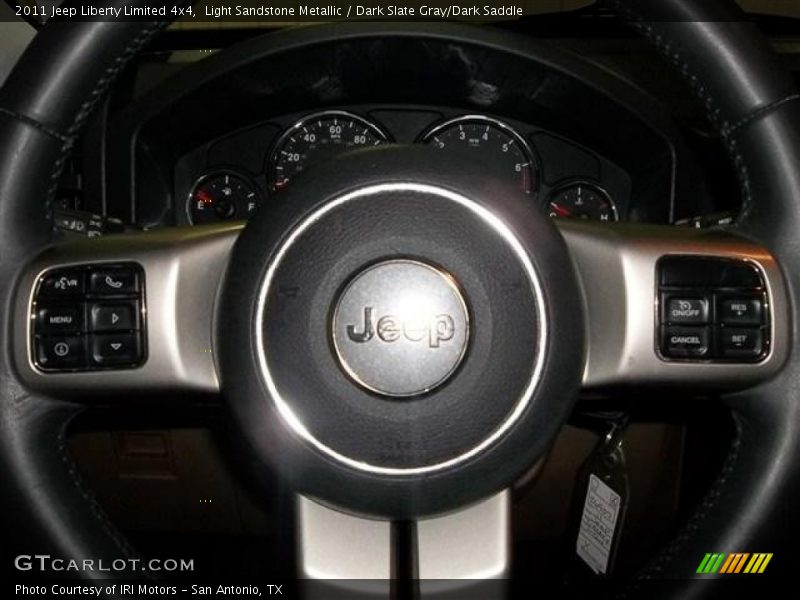 Light Sandstone Metallic / Dark Slate Gray/Dark Saddle 2011 Jeep Liberty Limited 4x4