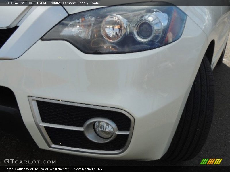 White Diamond Pearl / Ebony 2010 Acura RDX SH-AWD