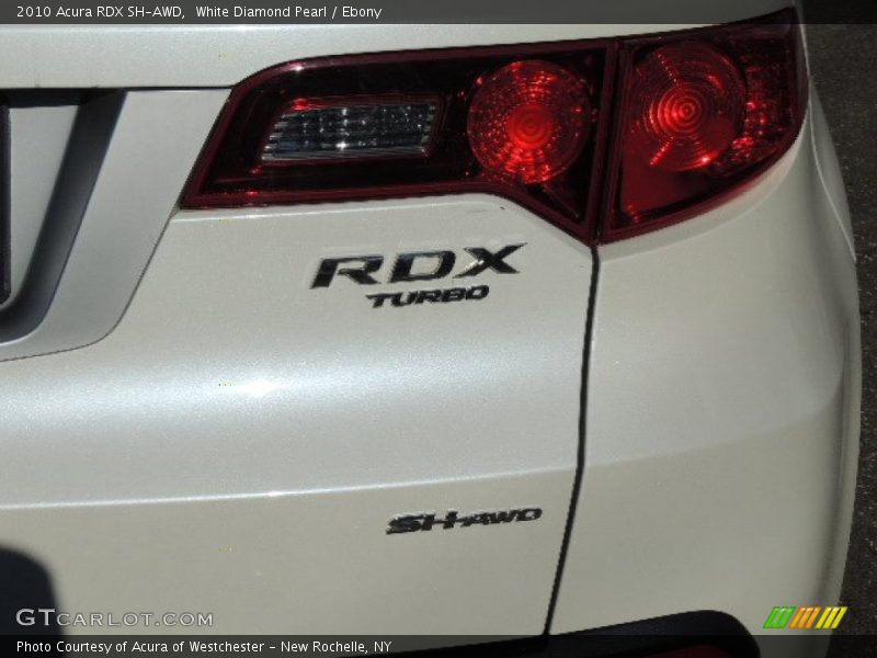 White Diamond Pearl / Ebony 2010 Acura RDX SH-AWD
