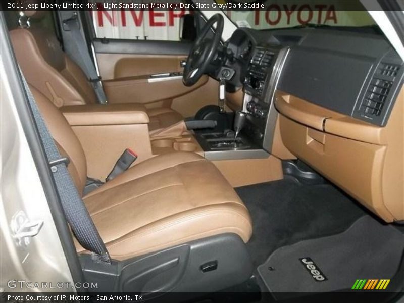 Light Sandstone Metallic / Dark Slate Gray/Dark Saddle 2011 Jeep Liberty Limited 4x4
