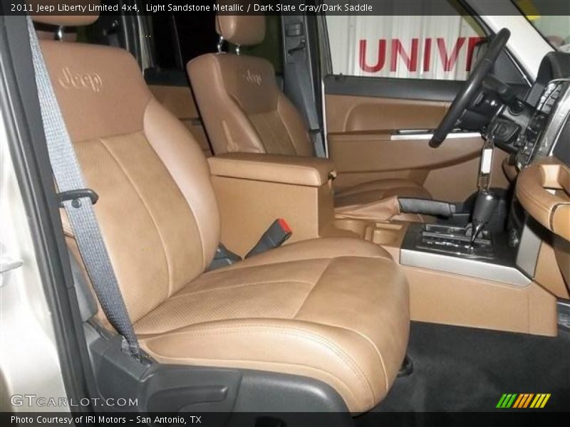 Light Sandstone Metallic / Dark Slate Gray/Dark Saddle 2011 Jeep Liberty Limited 4x4