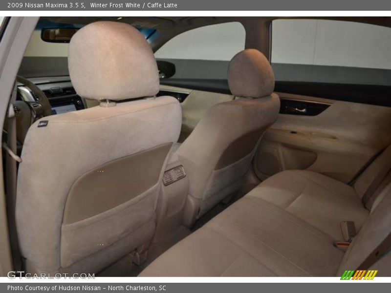 Winter Frost White / Caffe Latte 2009 Nissan Maxima 3.5 S