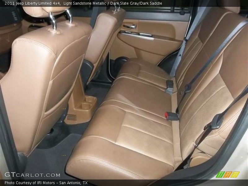 Light Sandstone Metallic / Dark Slate Gray/Dark Saddle 2011 Jeep Liberty Limited 4x4