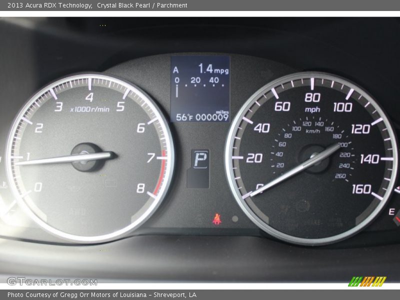 Crystal Black Pearl / Parchment 2013 Acura RDX Technology