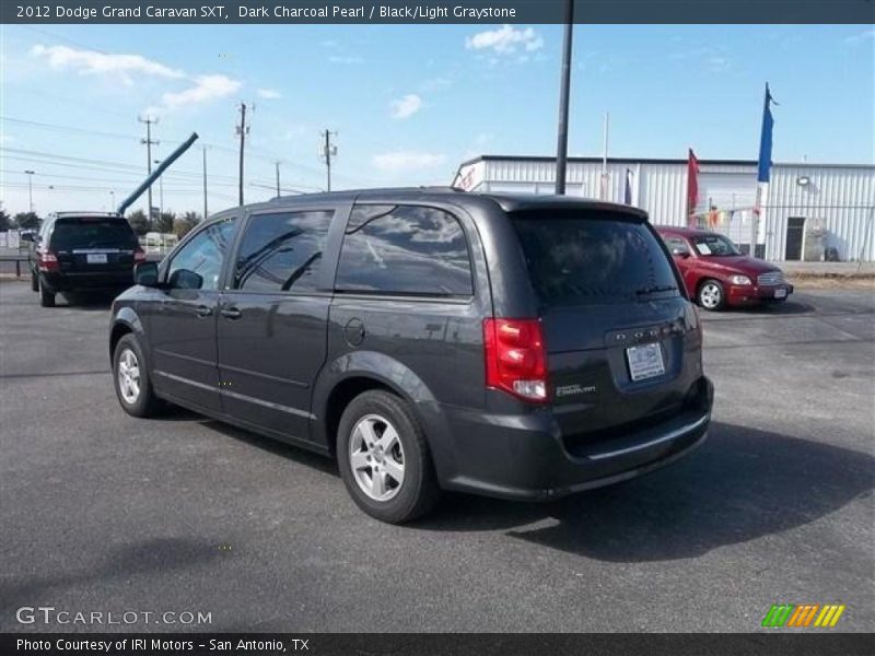 Dark Charcoal Pearl / Black/Light Graystone 2012 Dodge Grand Caravan SXT