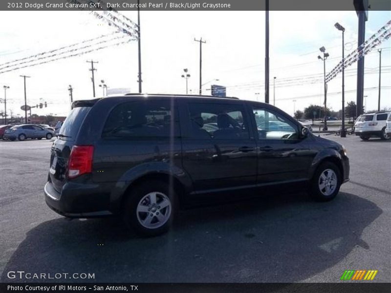 Dark Charcoal Pearl / Black/Light Graystone 2012 Dodge Grand Caravan SXT