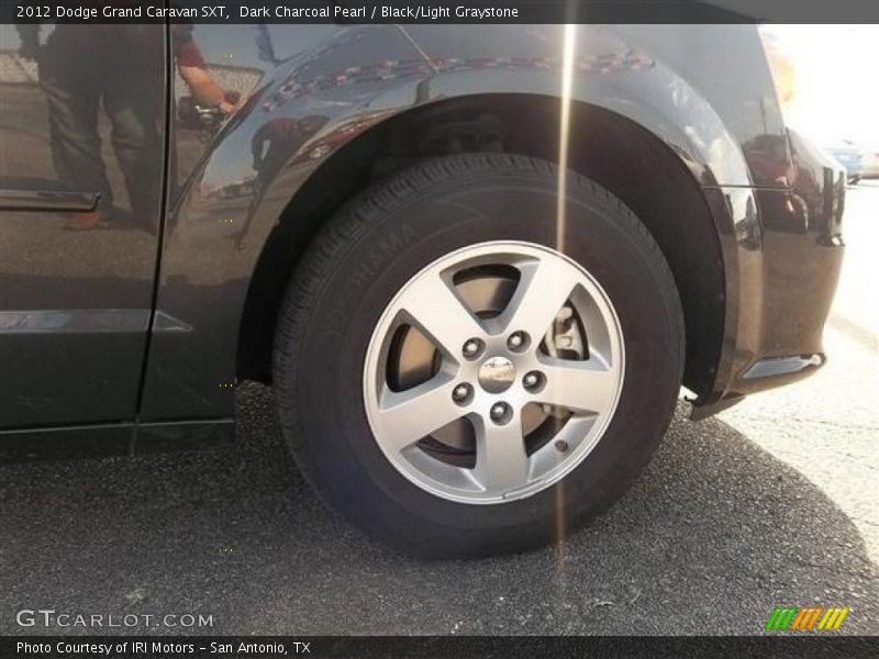 Dark Charcoal Pearl / Black/Light Graystone 2012 Dodge Grand Caravan SXT
