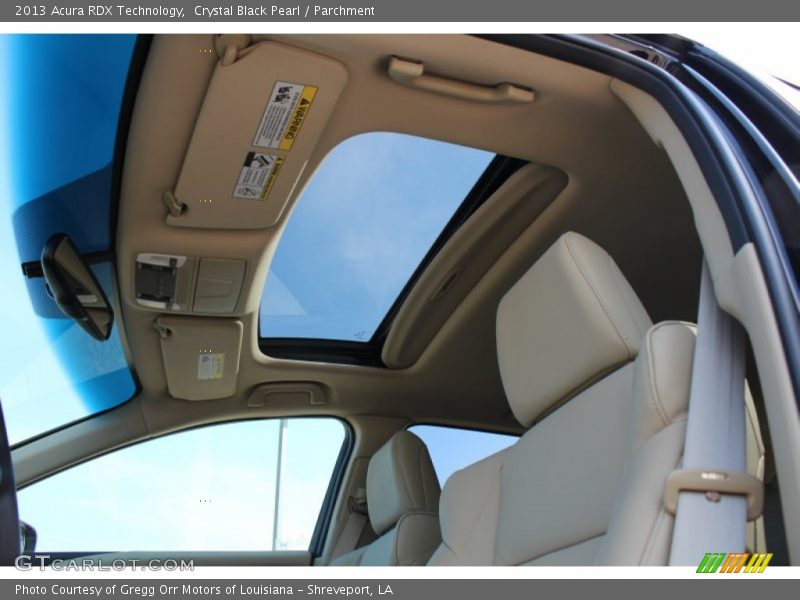 Crystal Black Pearl / Parchment 2013 Acura RDX Technology