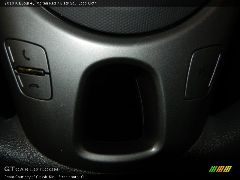 Molten Red / Black Soul Logo Cloth 2010 Kia Soul +