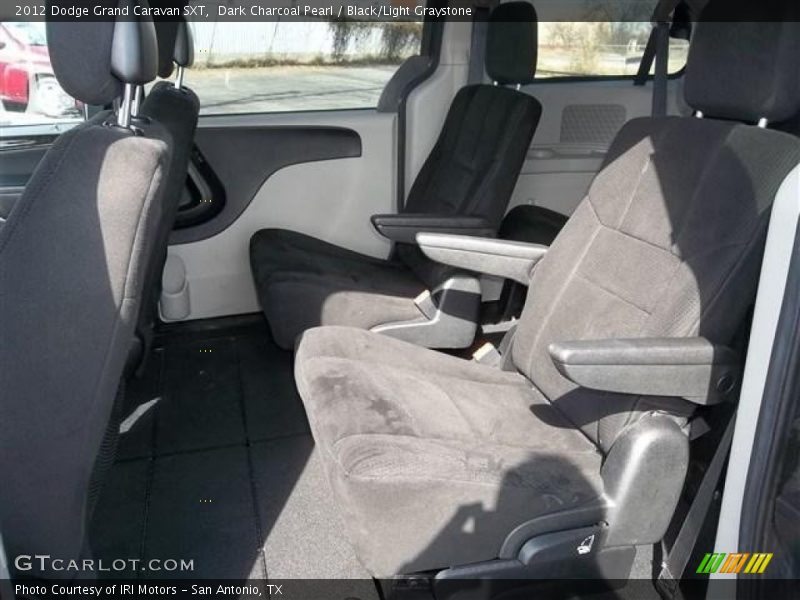 Dark Charcoal Pearl / Black/Light Graystone 2012 Dodge Grand Caravan SXT