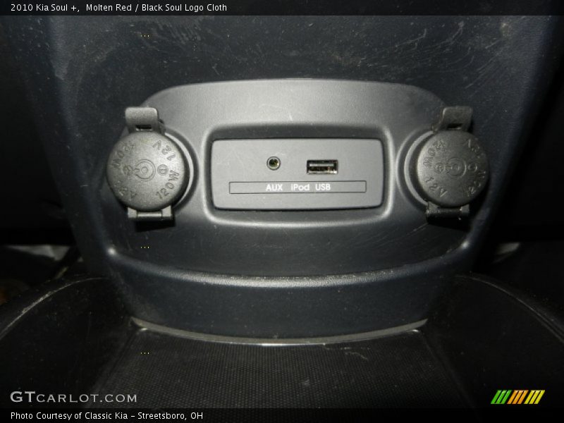 Molten Red / Black Soul Logo Cloth 2010 Kia Soul +