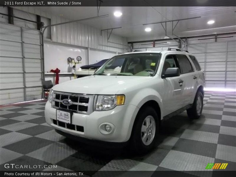 White Suede / Stone 2011 Ford Escape XLT