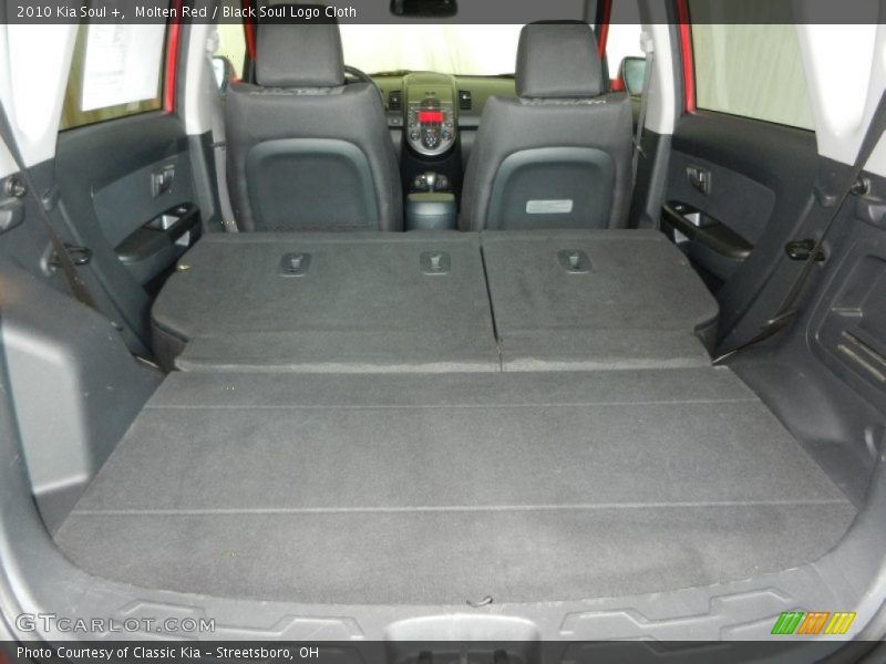 Molten Red / Black Soul Logo Cloth 2010 Kia Soul +