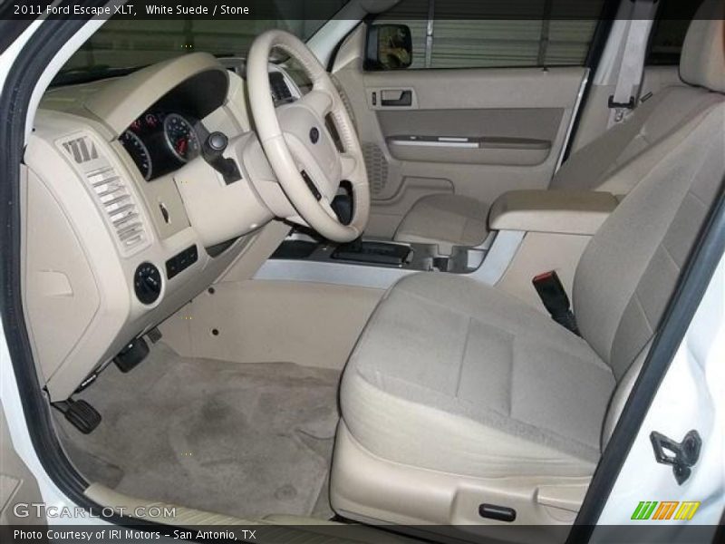 White Suede / Stone 2011 Ford Escape XLT