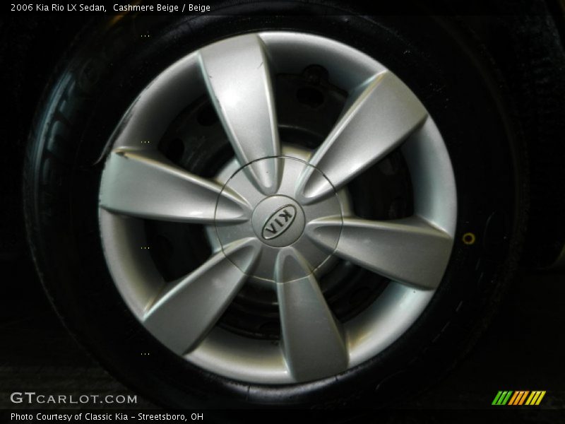 Cashmere Beige / Beige 2006 Kia Rio LX Sedan