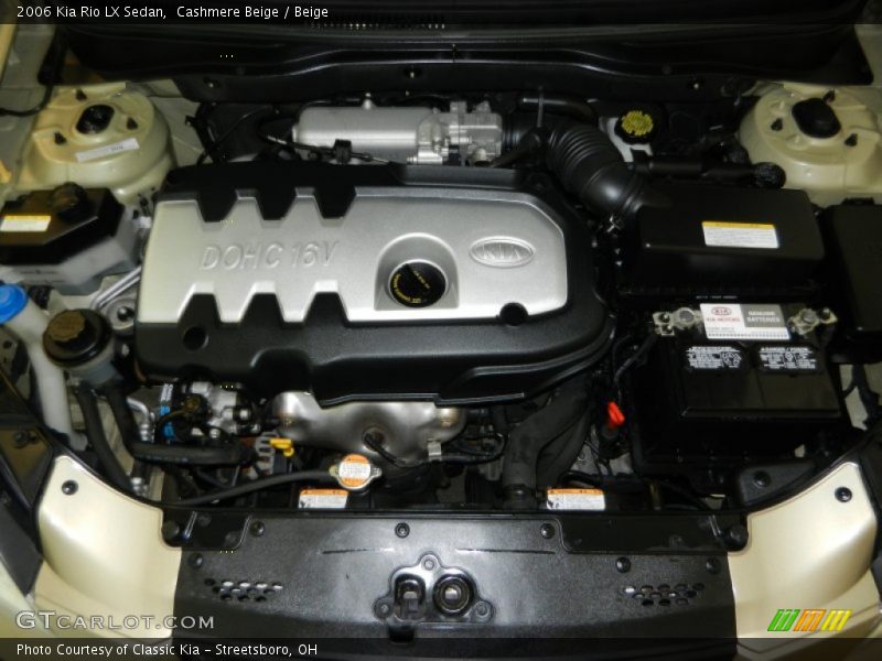 Cashmere Beige / Beige 2006 Kia Rio LX Sedan