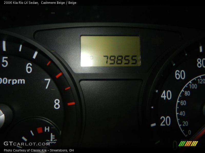 Cashmere Beige / Beige 2006 Kia Rio LX Sedan