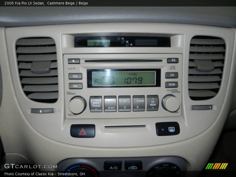 Cashmere Beige / Beige 2006 Kia Rio LX Sedan